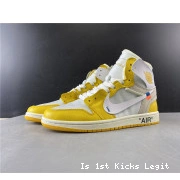 Jordan Powder Air White Off-White AQ0818-149 Yellow-Cone x 1 Dark NRG 0627